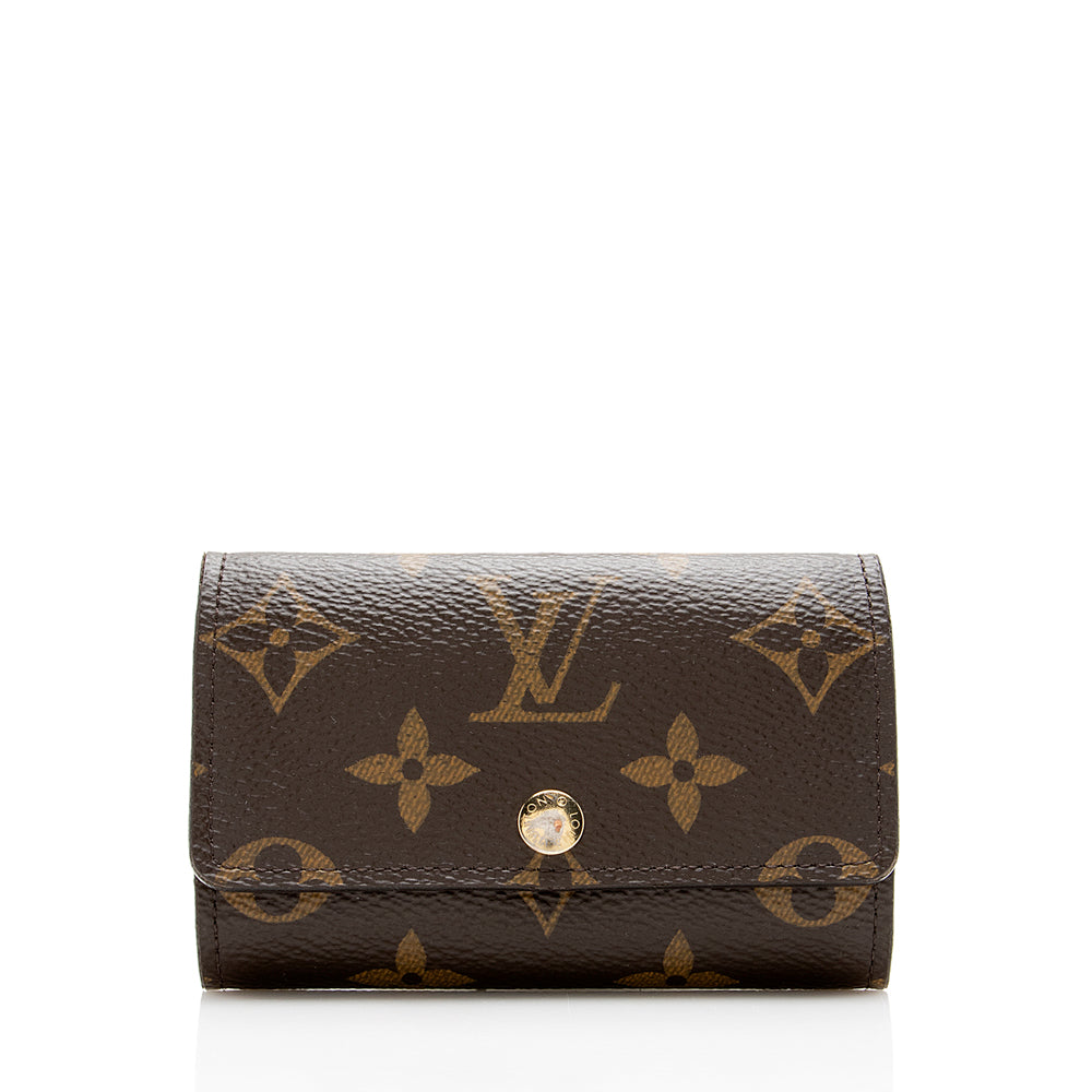 Louis Vuitton Monogram Canvas 6 Key Holder (SHF-16413)