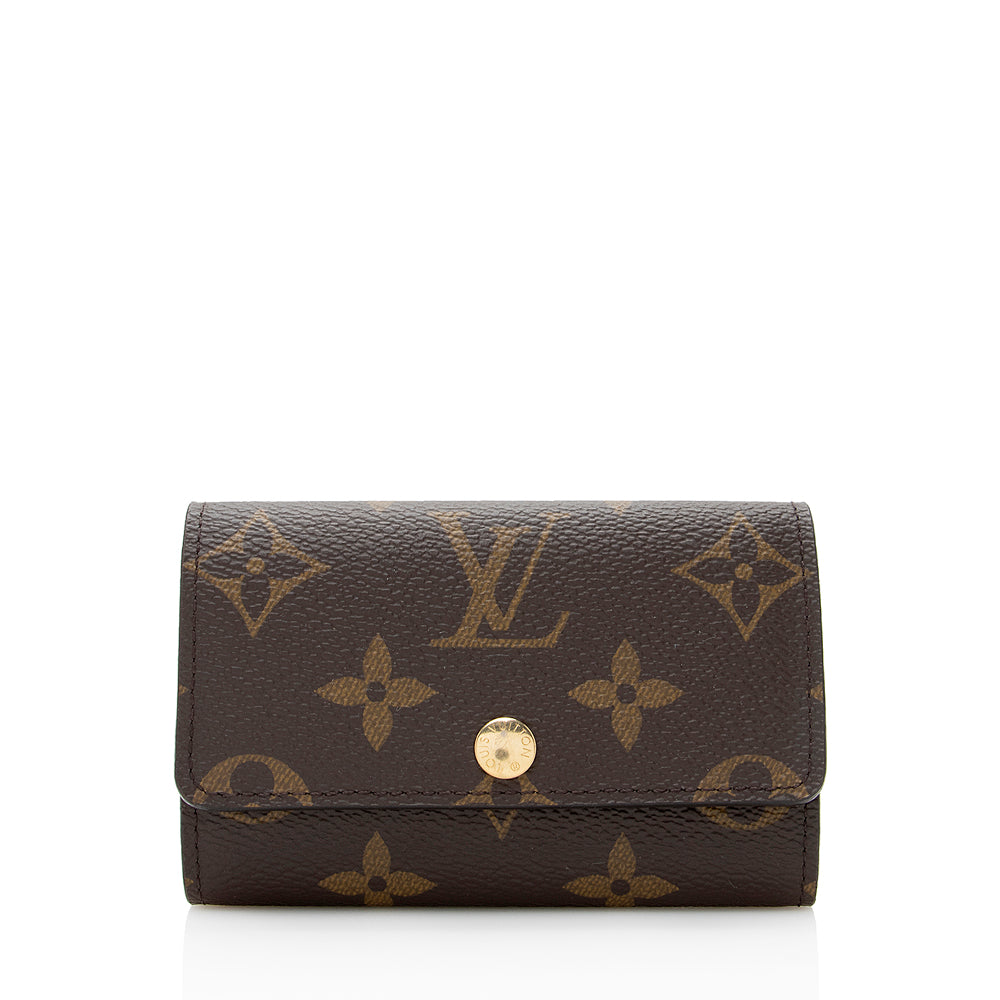 Louis Vuitton Monogram Canvas 6 Key Holder (SHF-21928)