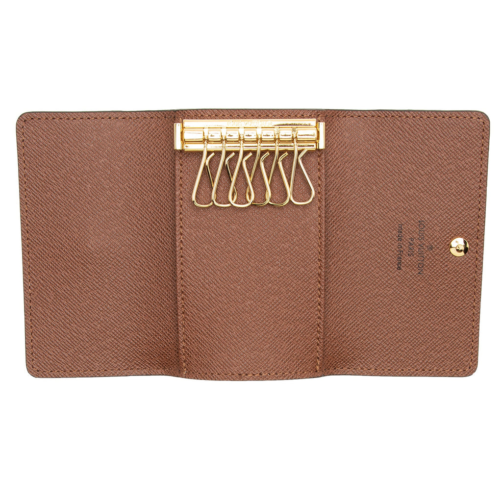Louis Vuitton Monogram Canvas 6 Key Holder (SHF-23844)