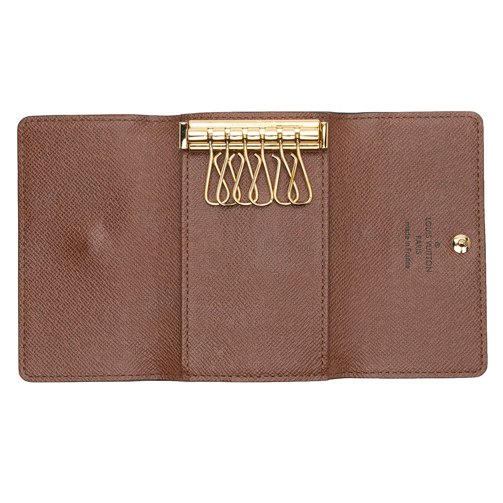 Louis Vuitton Monogram Canvas 6 Key Holder (SHF-DLGUbZ)