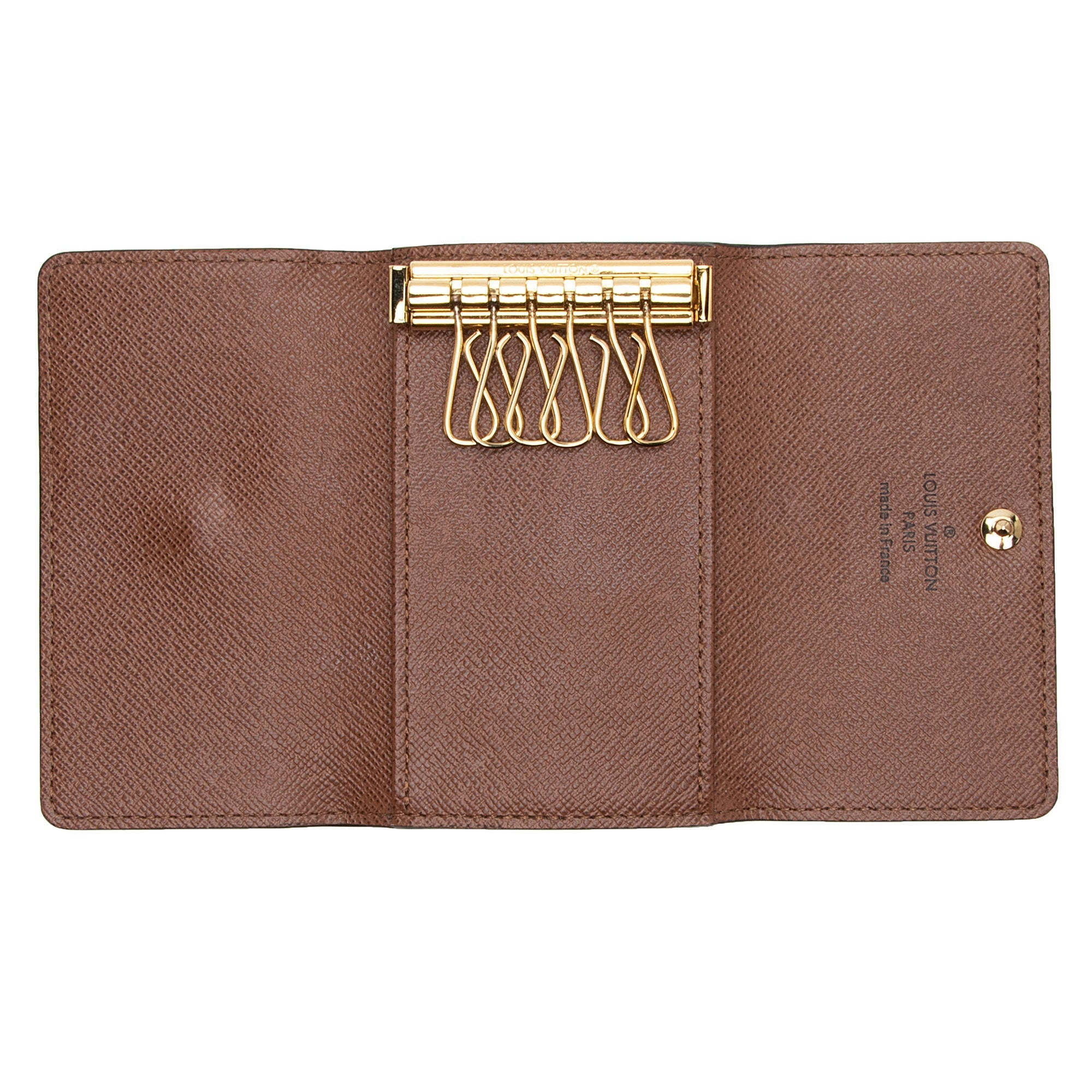 Louis Vuitton Monogram Canvas 6 Key Holder (SHF-DLGUbZ)