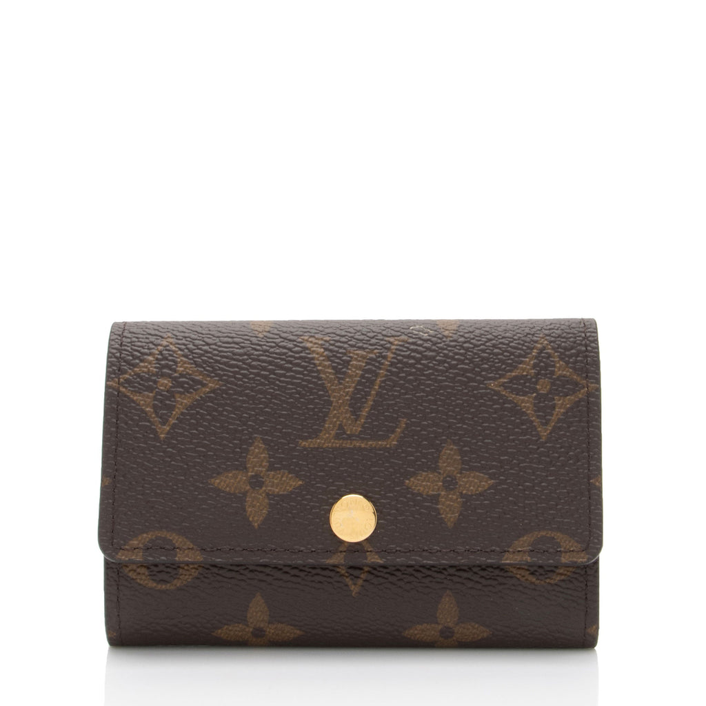 Louis Vuitton Monogram Canvas 6 Key Holder (SHF-pflN6a)