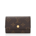 Louis Vuitton Monogram Canvas 6 Key Holder (SHF-pflN6a)