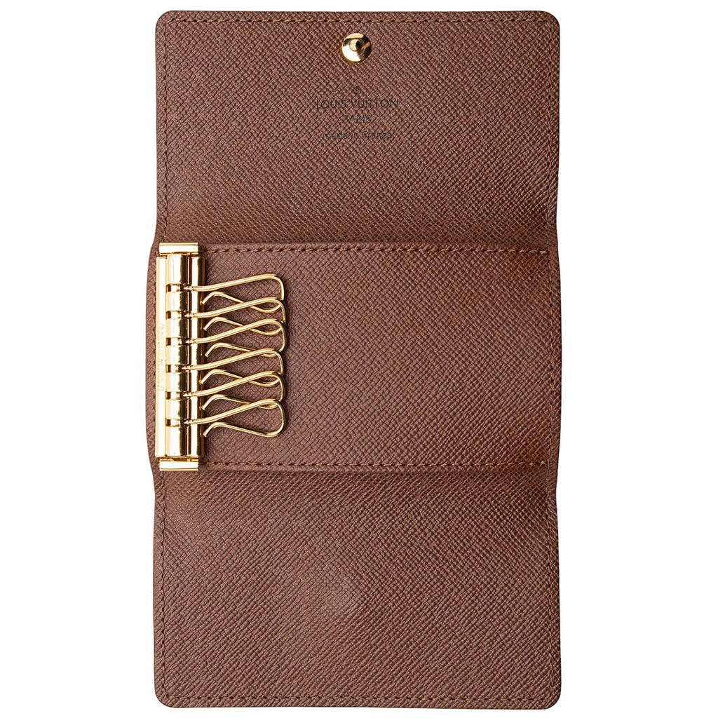 Louis Vuitton Monogram Canvas 6 Key Holder (SHF-pflN6a)