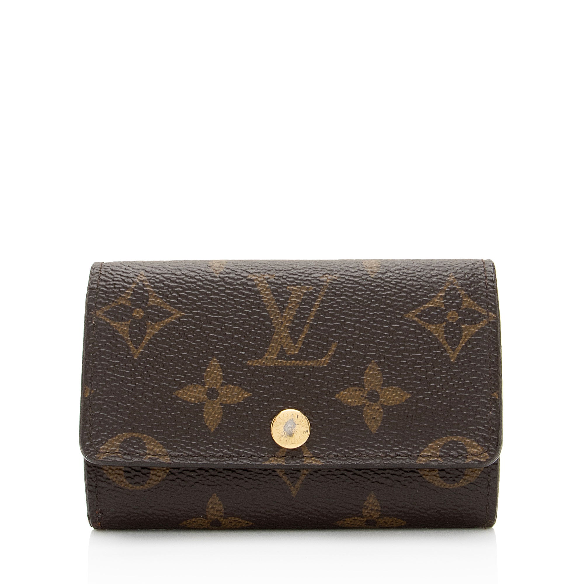 Louis Vuitton Monogram Canvas 6 Key Holder (SHF-kHhvZi)
