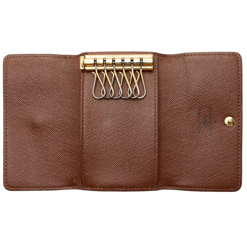 Louis Vuitton Monogram Canvas 6 Key Holder (SHF-kHhvZi)