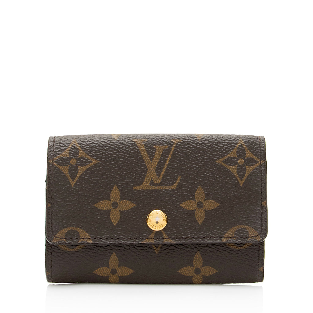 Louis Vuitton Monogram Canvas 6 Key Holder (SHF-WUH2uS)