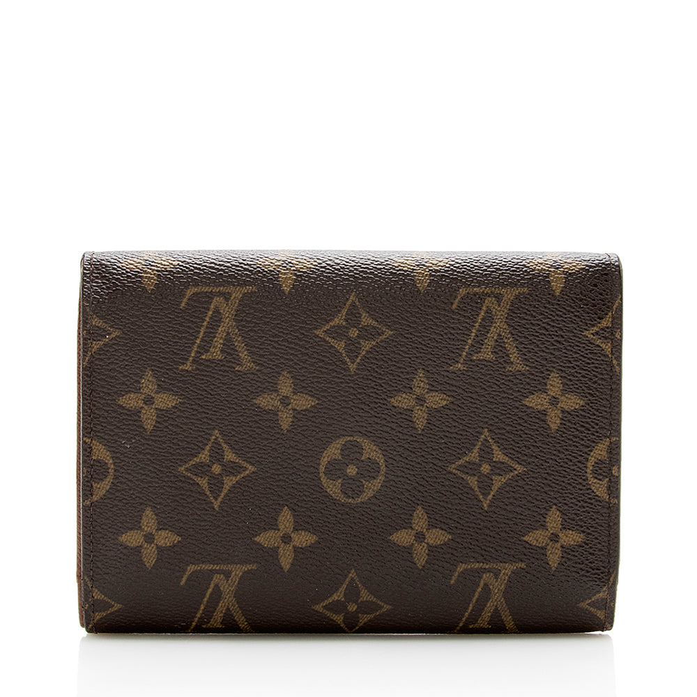 Louis Vuitton Monogram Canvas Alexandra Wallet (SHF-13748)