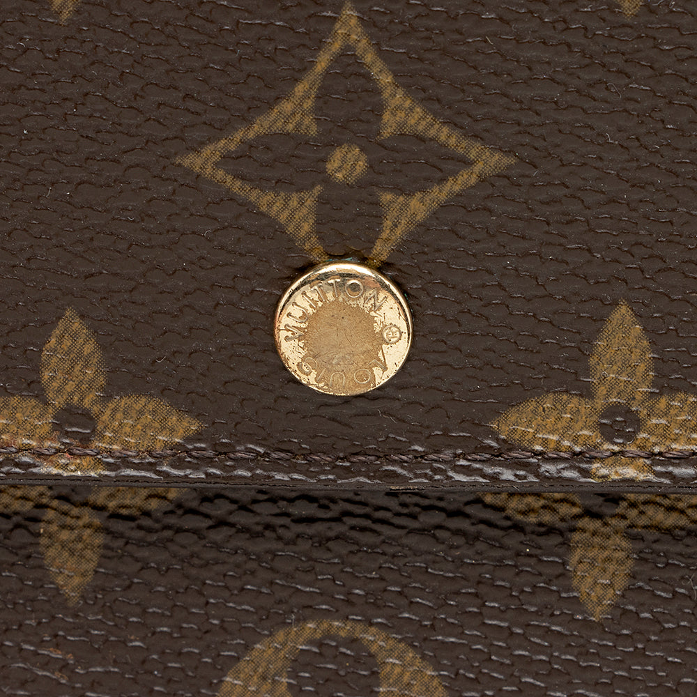 Louis Vuitton Monogram Canvas Alexandra Wallet (SHF-13748)