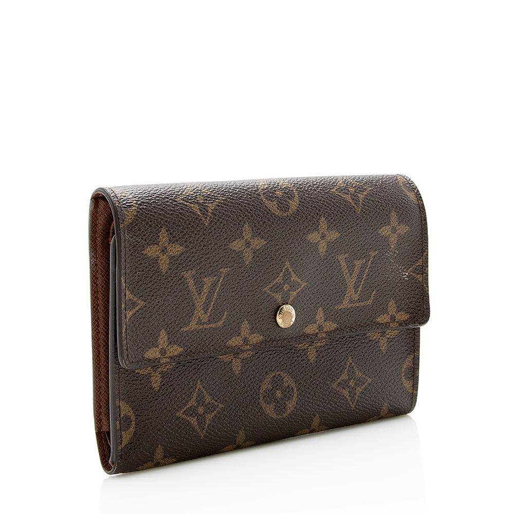 Louis Vuitton Monogram Canvas Alexandra Wallet (SHF-13748)
