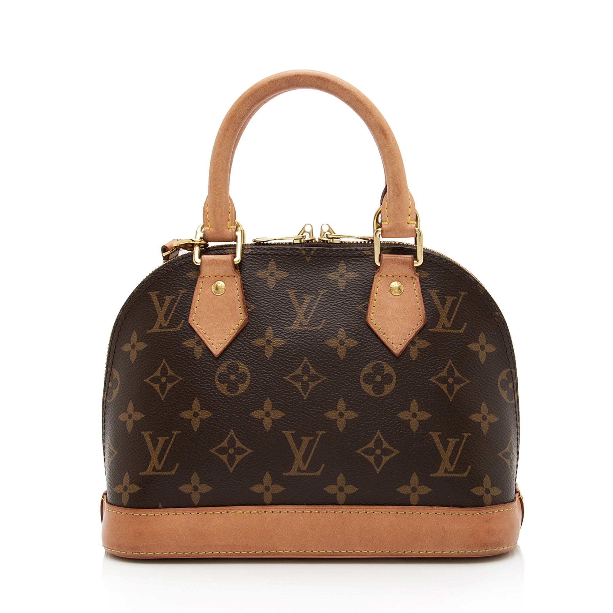Louis Vuitton Monogram Canvas Alma BB Satchel (SHF-590H2j)