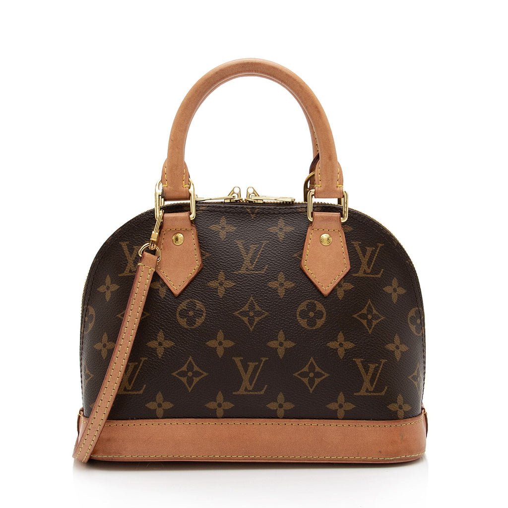 Louis Vuitton Monogram Canvas Alma BB Satchel (SHF-590H2j)