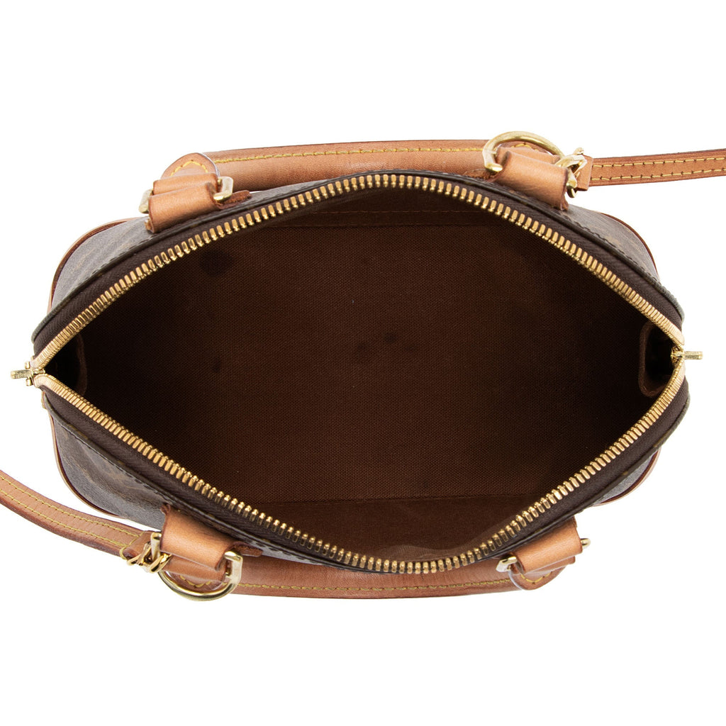 Louis Vuitton Monogram Canvas Alma BB Satchel (SHF-590H2j)