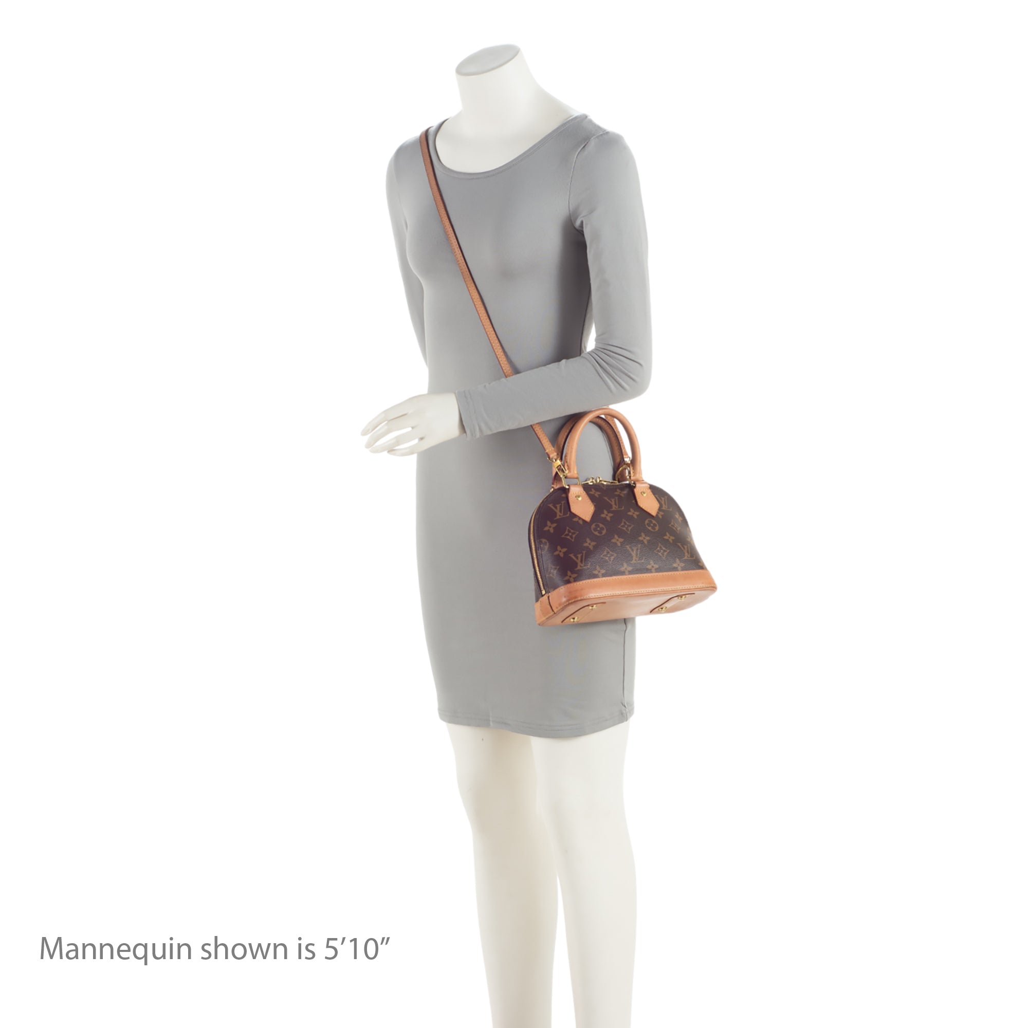 Louis Vuitton Monogram Canvas Alma BB Satchel (SHF-590H2j)