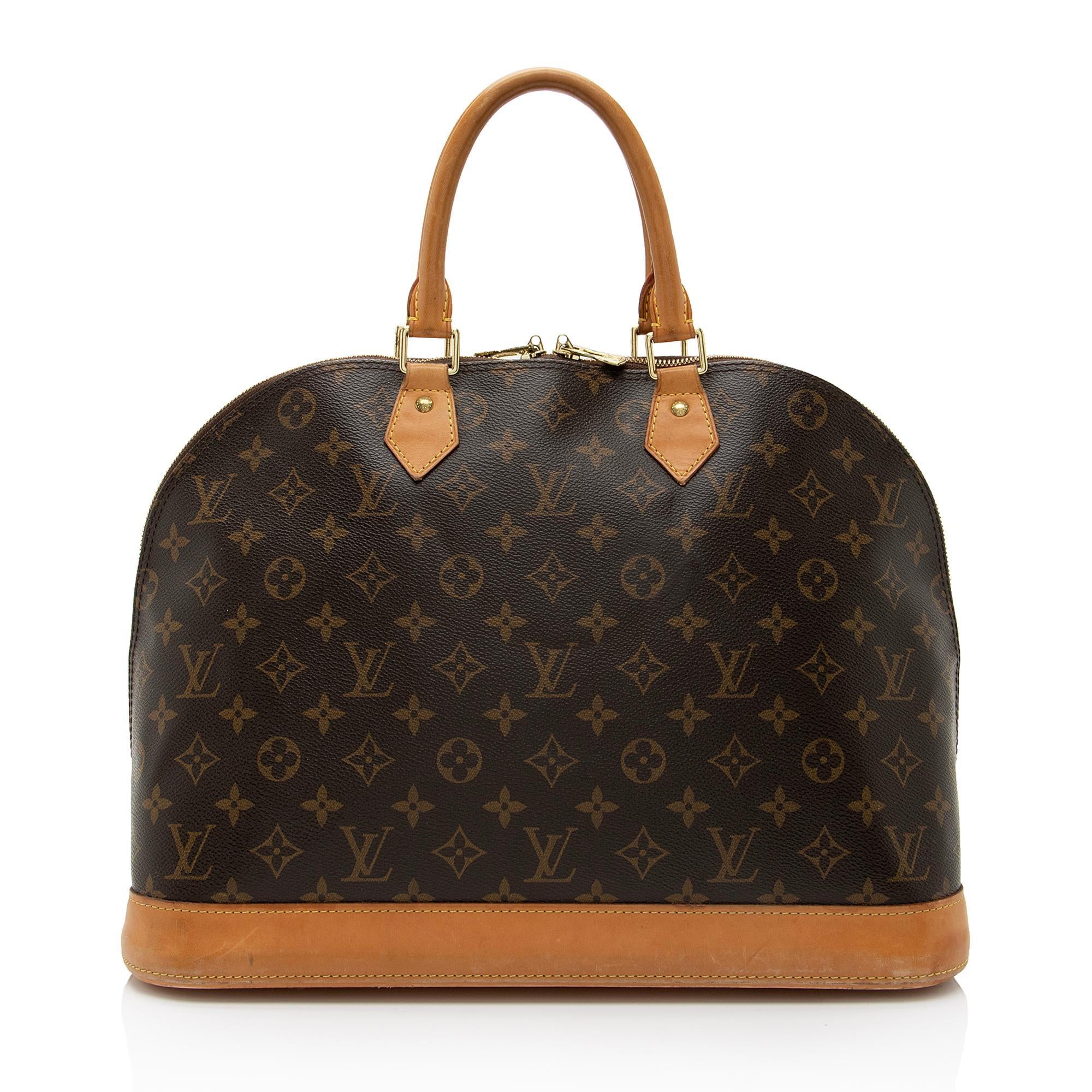 Louis Vuitton Monogram Canvas Alma GM Satchel (SHF-fwHGYa)