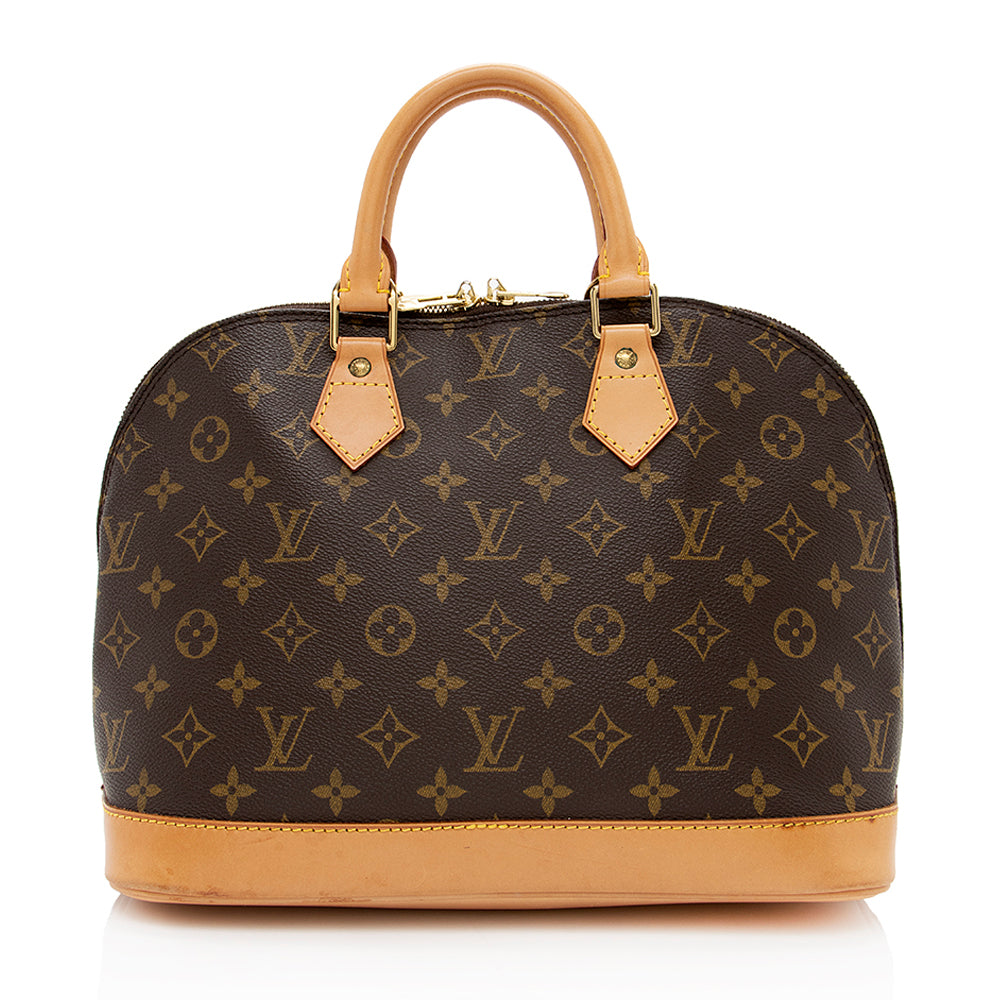 Louis Vuitton  Monogram Canvas Alma PM Satchel (SHF-17095)