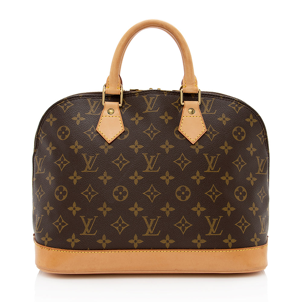 Louis Vuitton  Monogram Canvas Alma PM Satchel (SHF-17095)