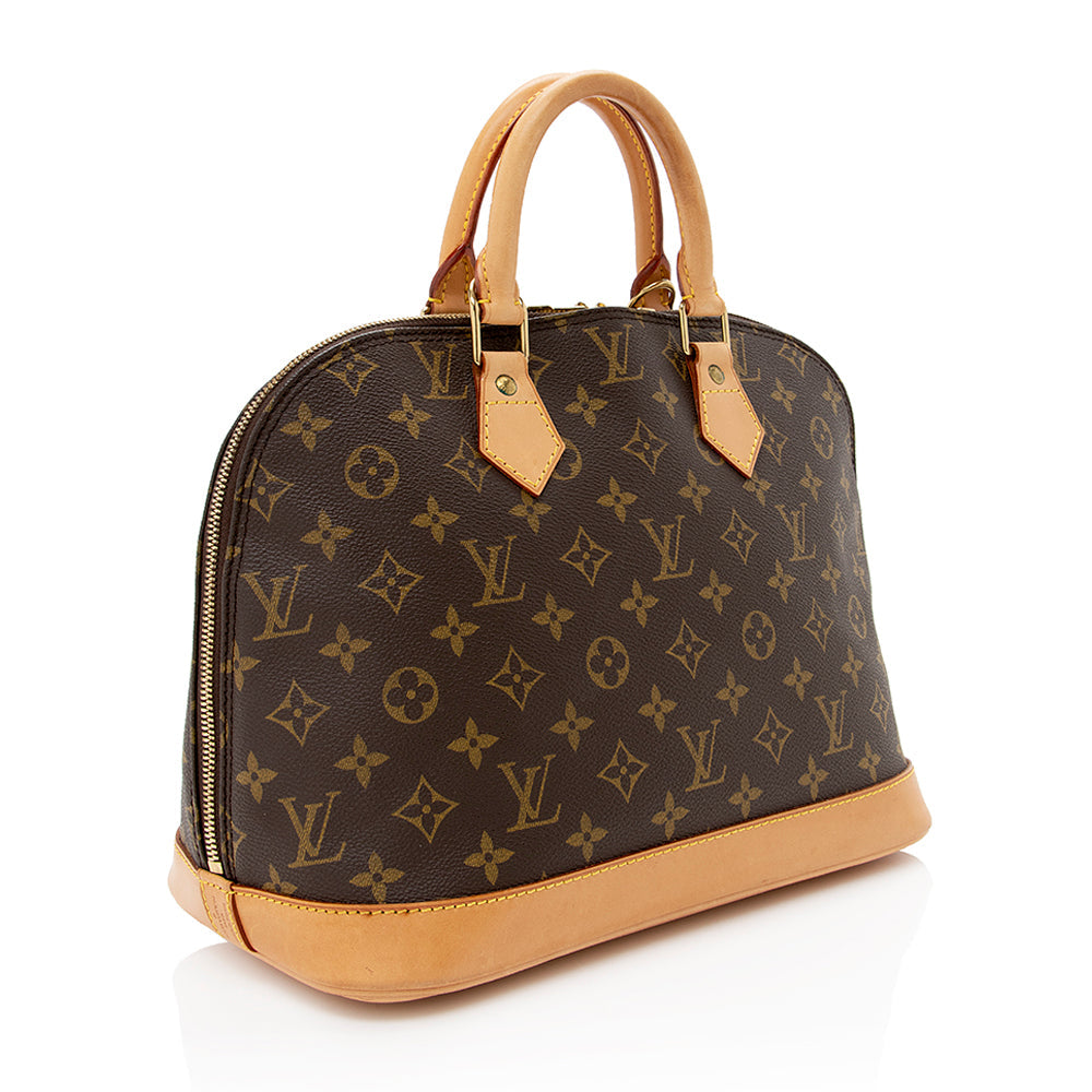 Louis Vuitton  Monogram Canvas Alma PM Satchel (SHF-17095)