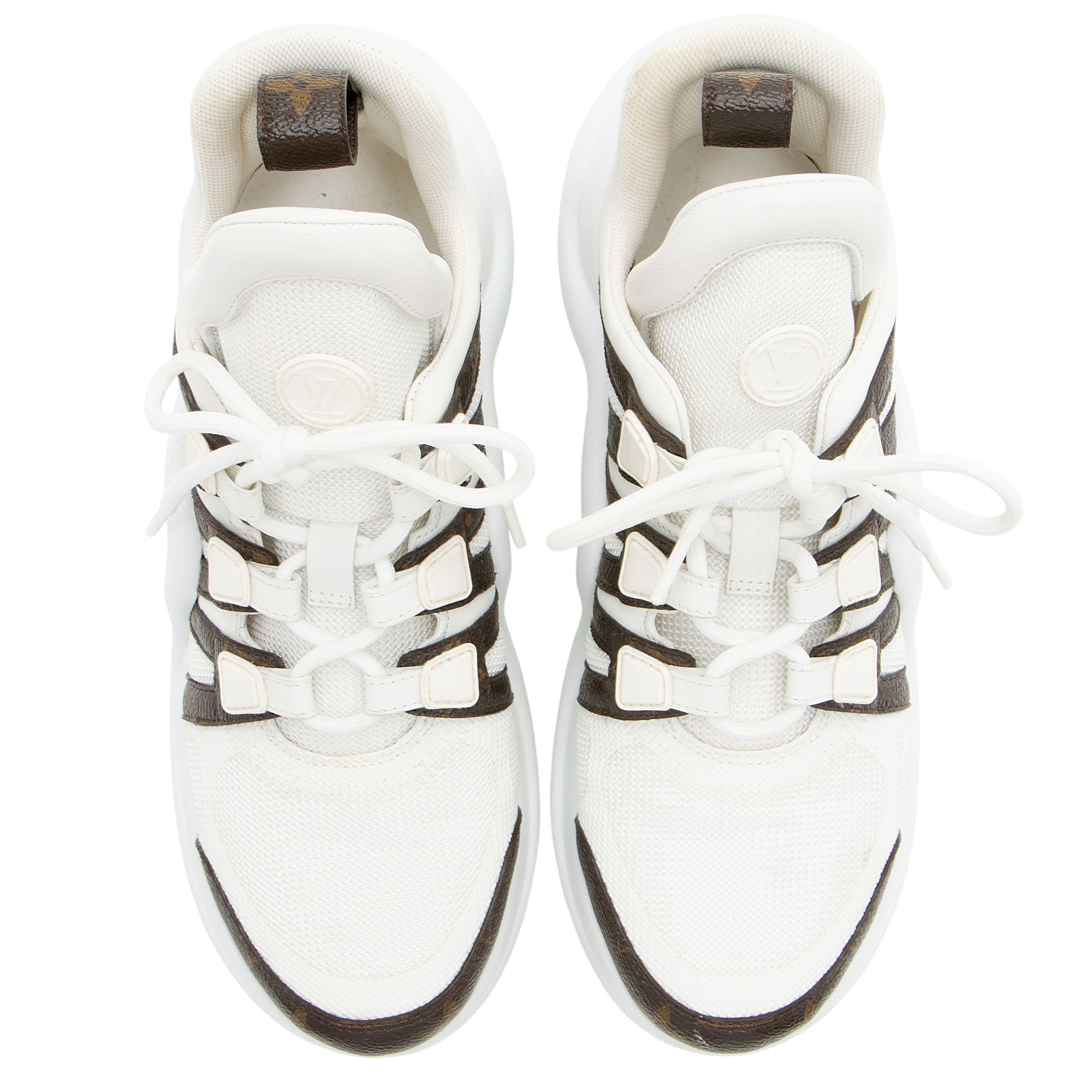 Louis Vuitton Monogram Canvas Archlight Sneakers - Size 8 / 38