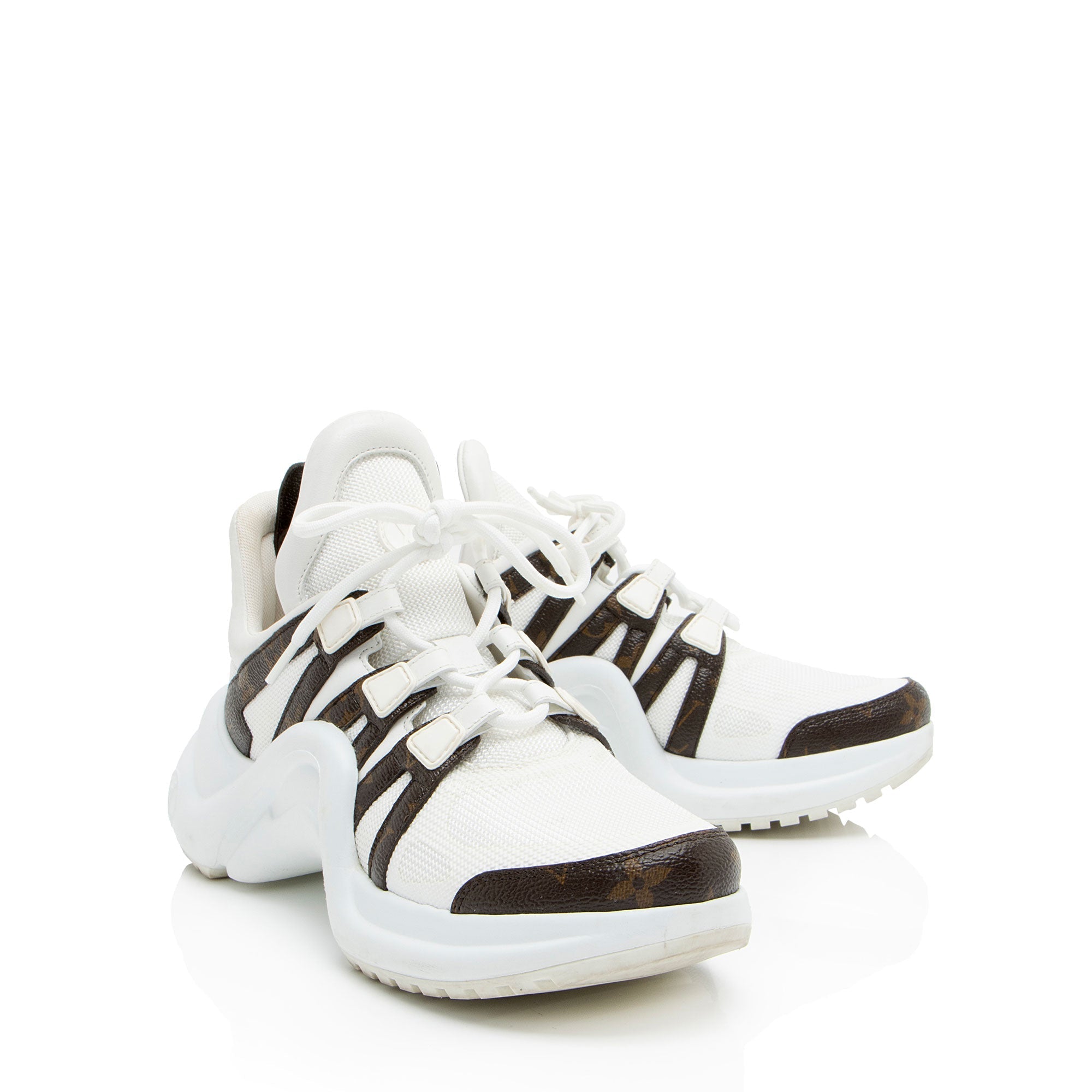 Louis Vuitton Monogram Canvas Archlight Sneakers - Size 8 / 38