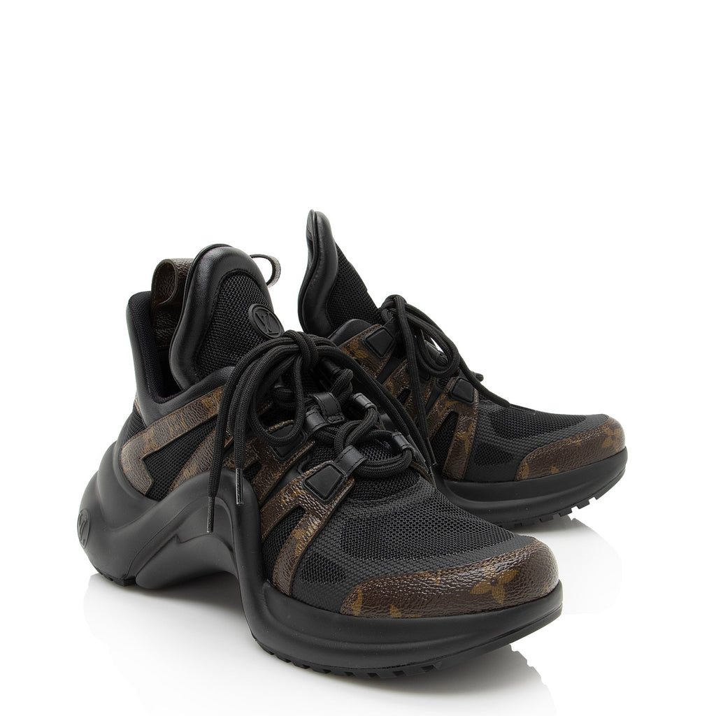 Louis Vuitton Monogram Canvas Archlight Sneakers - Size 9 / 39 (SHF-22340)
