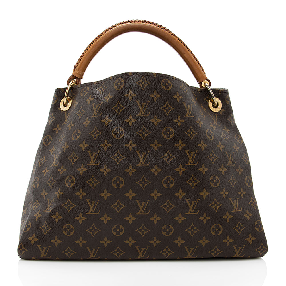 Louis Vuitton Monogram Canvas Artsy MM Shoulder Bag (SHF-18405)