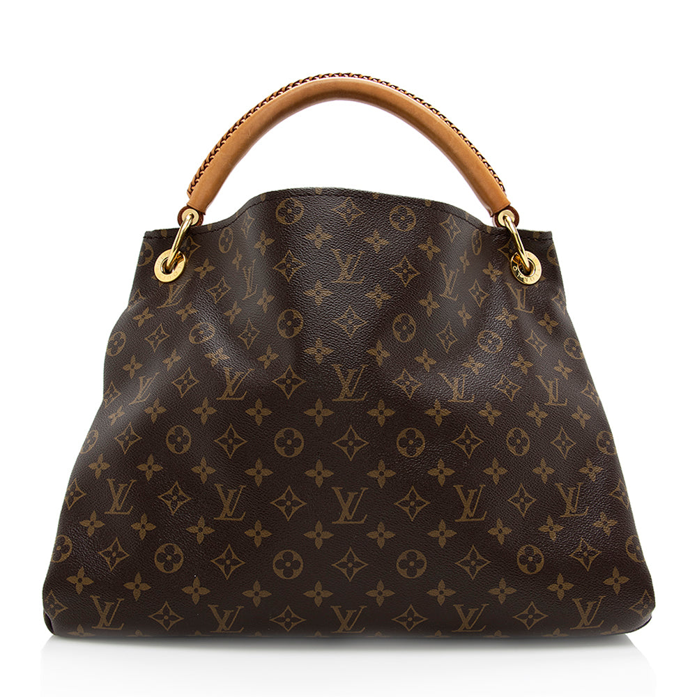 Louis Vuitton Monogram Canvas Artsy MM Shoulder Bag (SHF-18508)