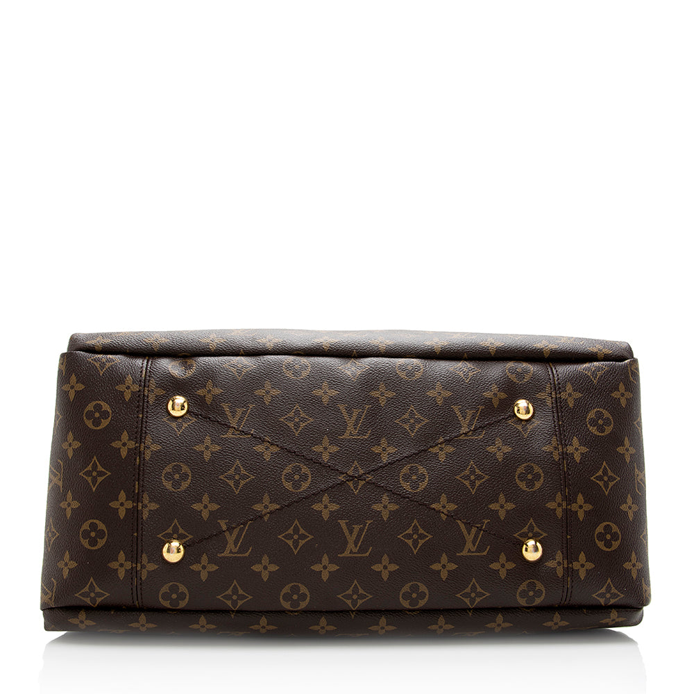 Louis Vuitton Monogram Canvas Artsy MM Shoulder Bag (SHF-18508)