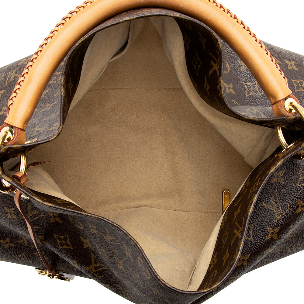 Louis Vuitton Monogram Canvas Artsy MM Shoulder Bag (SHF-18508)