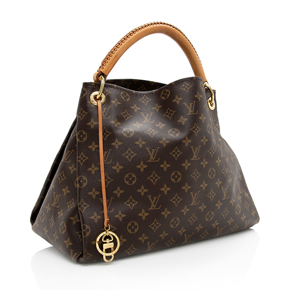 Louis Vuitton Monogram Canvas Artsy MM Shoulder Bag (SHF-18508)