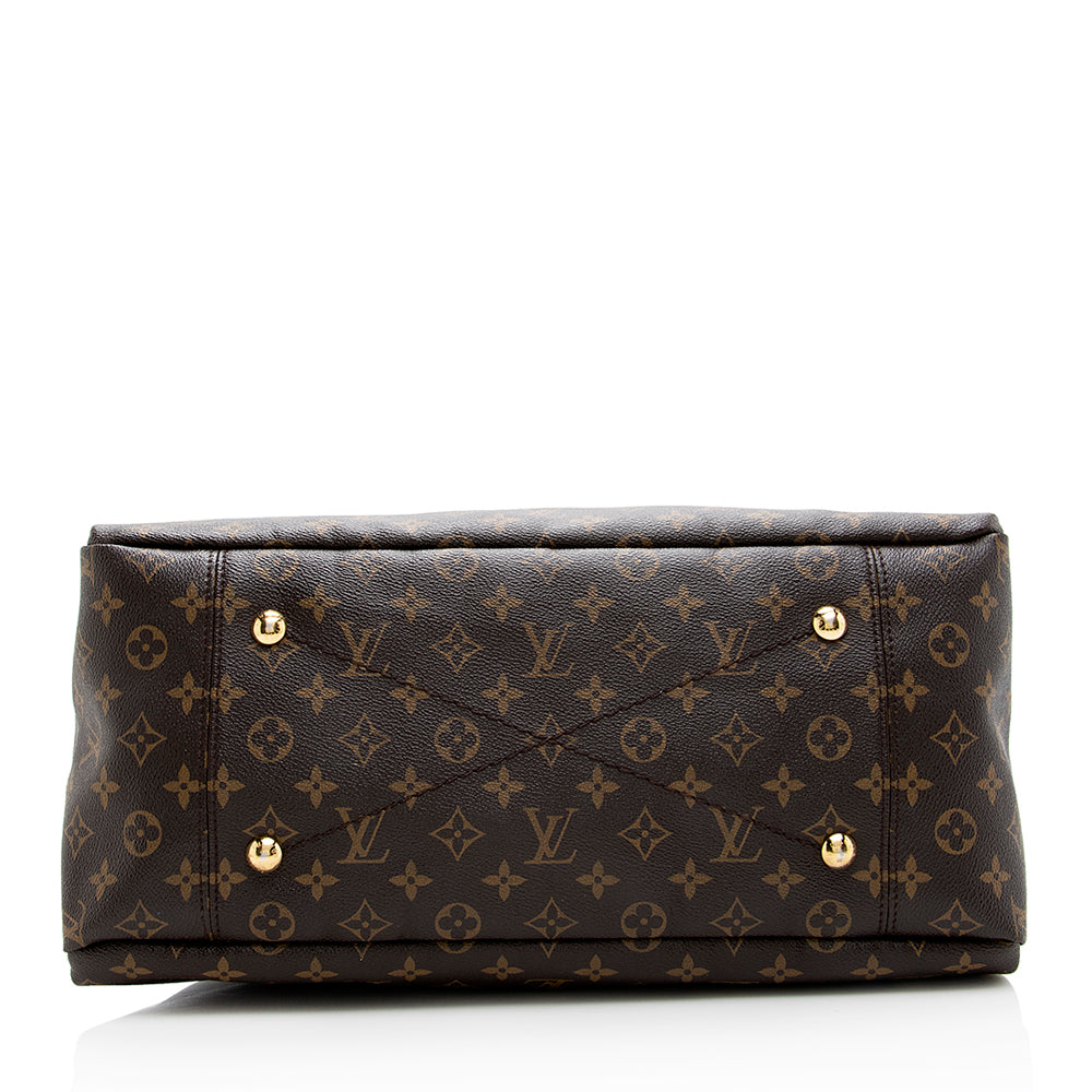 Louis Vuitton Monogram Canvas Artsy MM Shoulder Bag (SHF-19514)