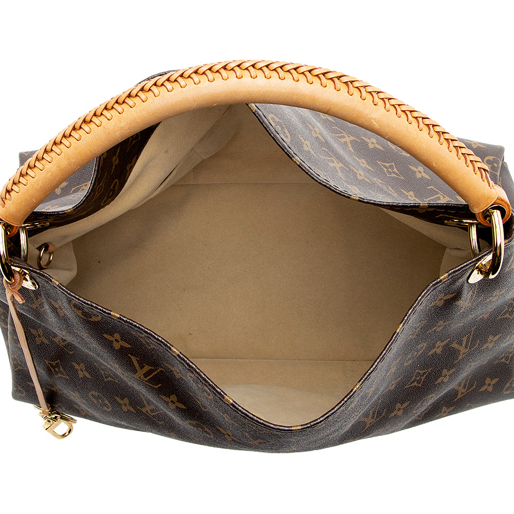 Louis Vuitton Monogram Canvas Artsy MM Shoulder Bag (SHF-19514)