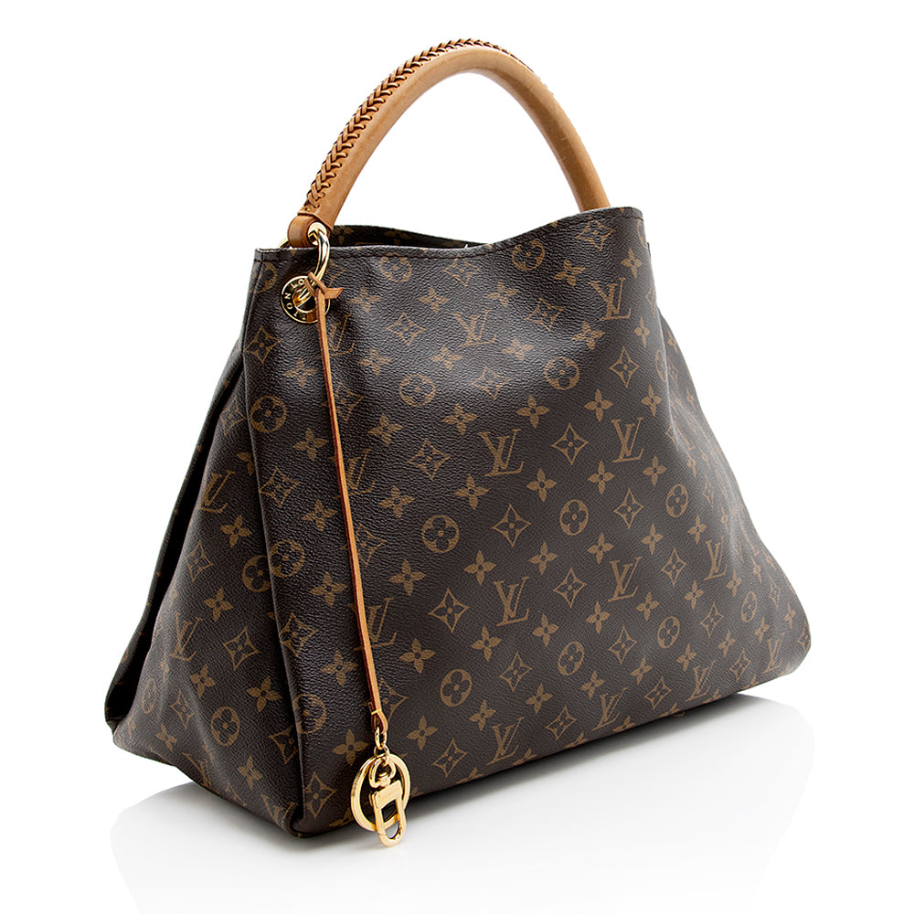 Louis Vuitton Monogram Canvas Artsy MM Shoulder Bag (SHF-19514)