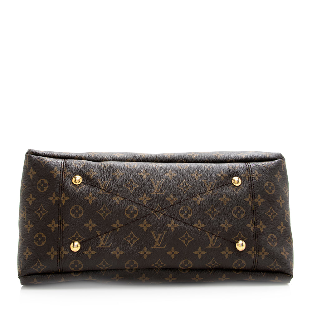 Louis Vuitton Monogram Canvas Artsy MM Shoulder Bag (SHF-19631)