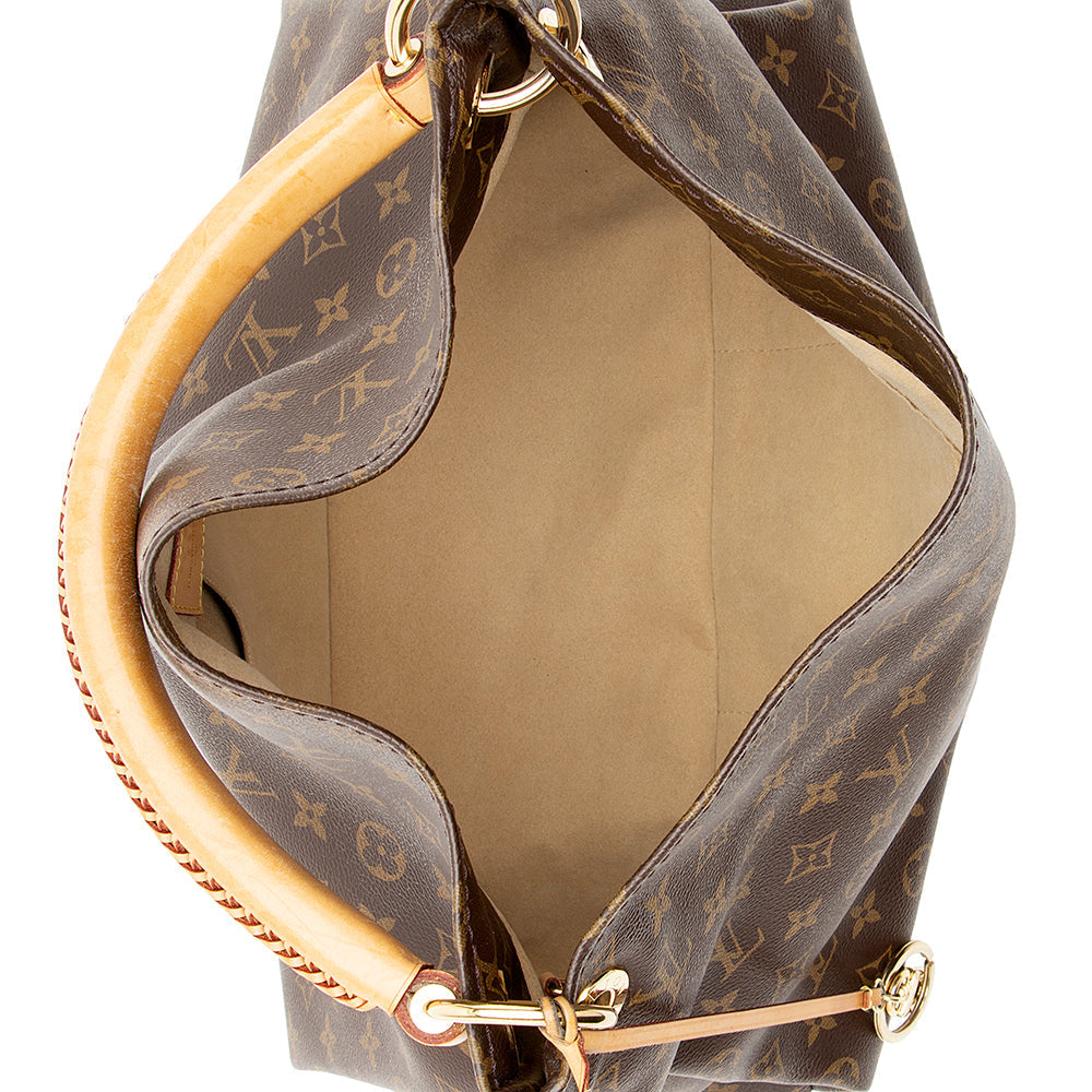 Louis Vuitton Monogram Canvas Artsy MM Shoulder Bag (SHF-19655)