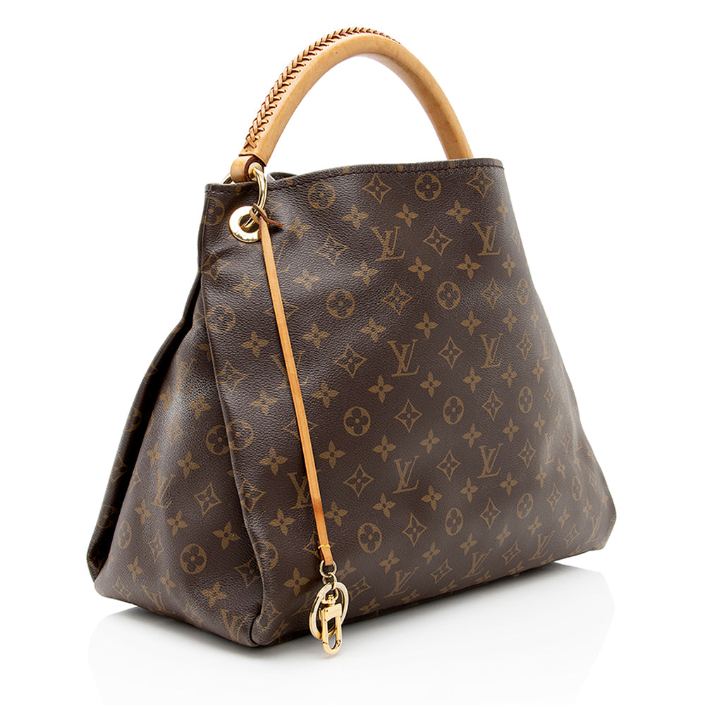 Louis Vuitton Monogram Canvas Artsy MM Shoulder Bag (SHF-19655)