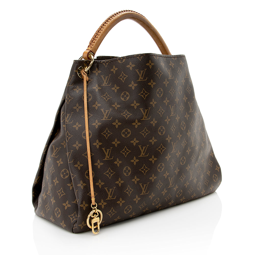 Louis Vuitton Monogram Canvas Artsy MM Shoulder Bag (SHF-20270)