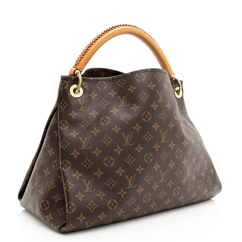 Louis Vuitton Monogram Canvas Artsy MM Shoulder Bag (SHF-20122)
