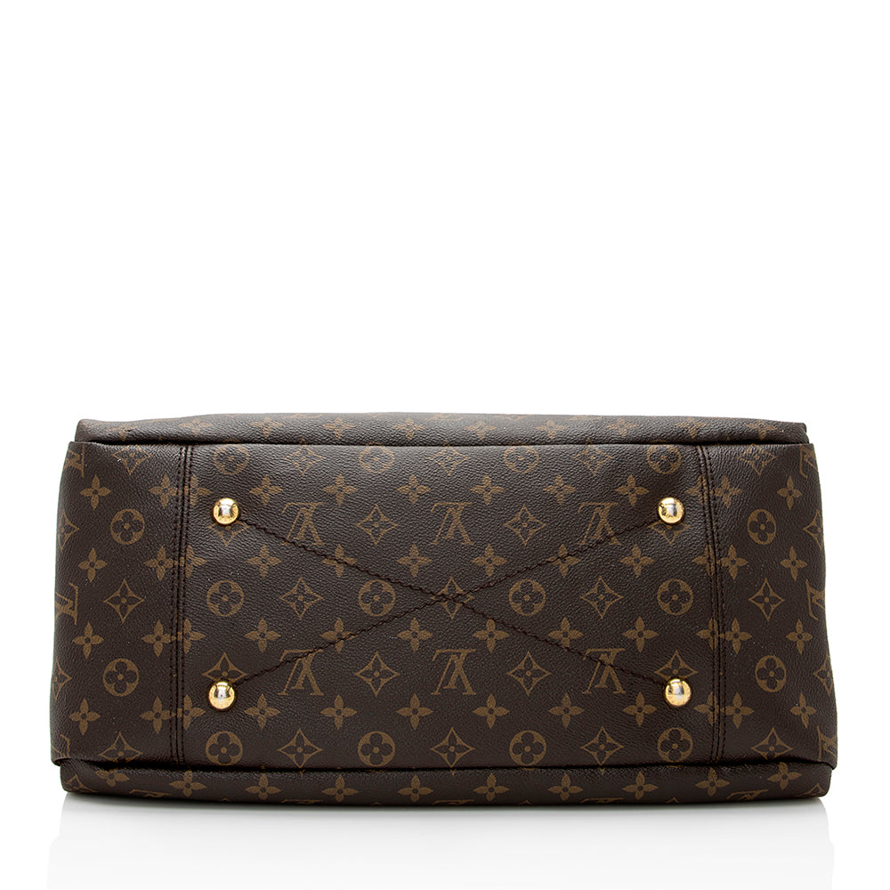 Louis Vuitton Monogram Canvas Artsy MM Shoulder Bag (SHF-20687)
