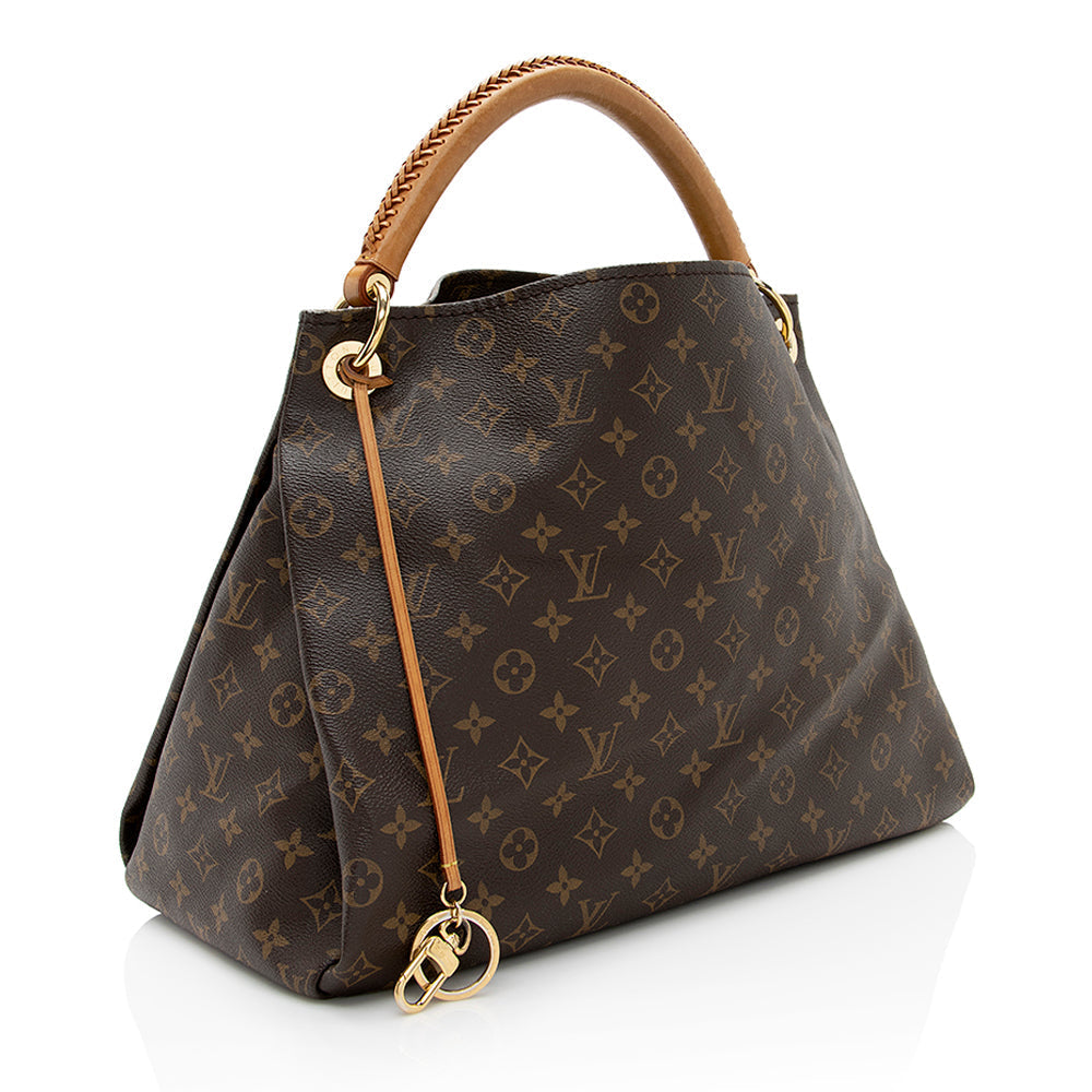Louis Vuitton Monogram Canvas Artsy MM Shoulder Bag (SHF-20687)
