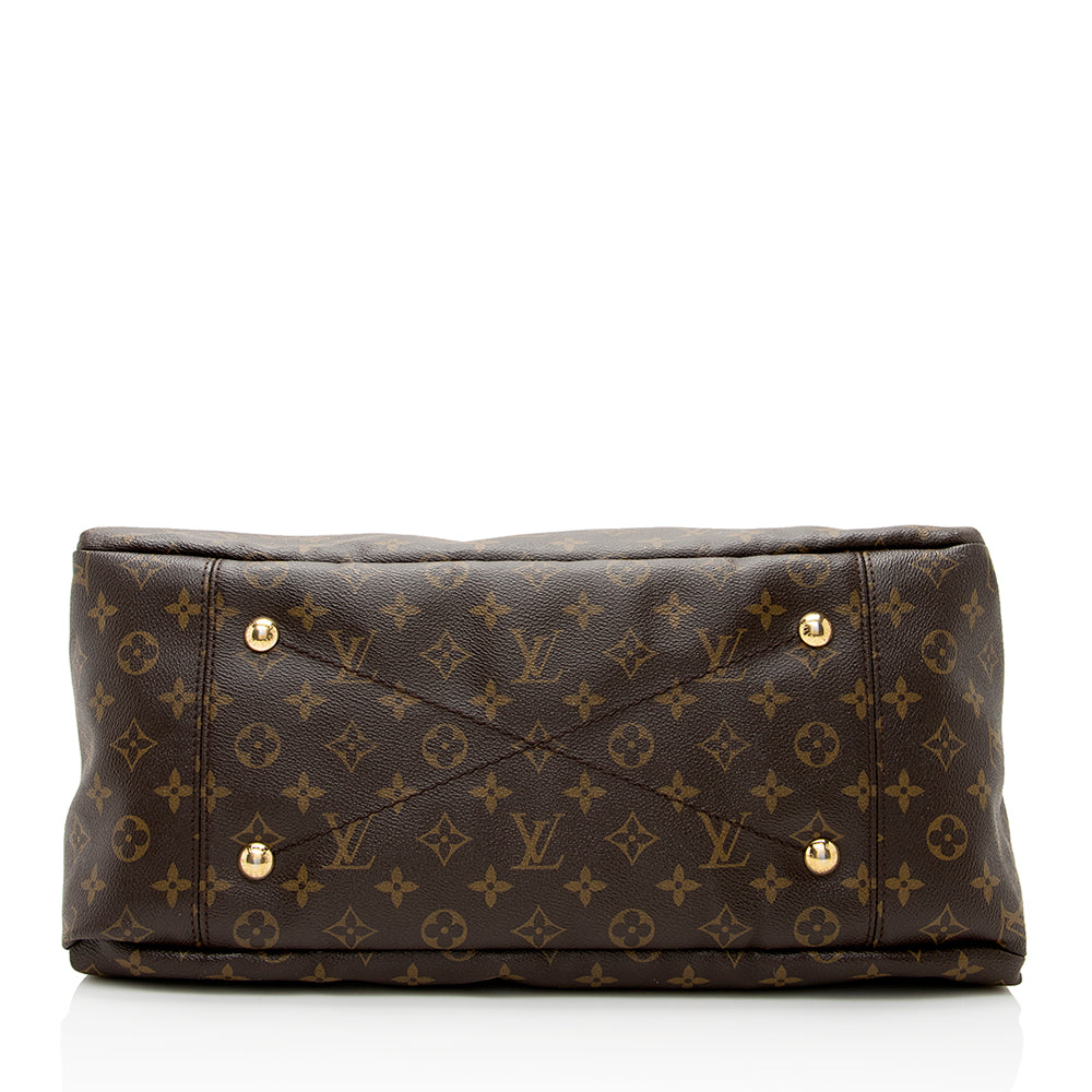 Louis Vuitton Monogram Canvas Artsy MM Shoulder Bag (SHF-20844)