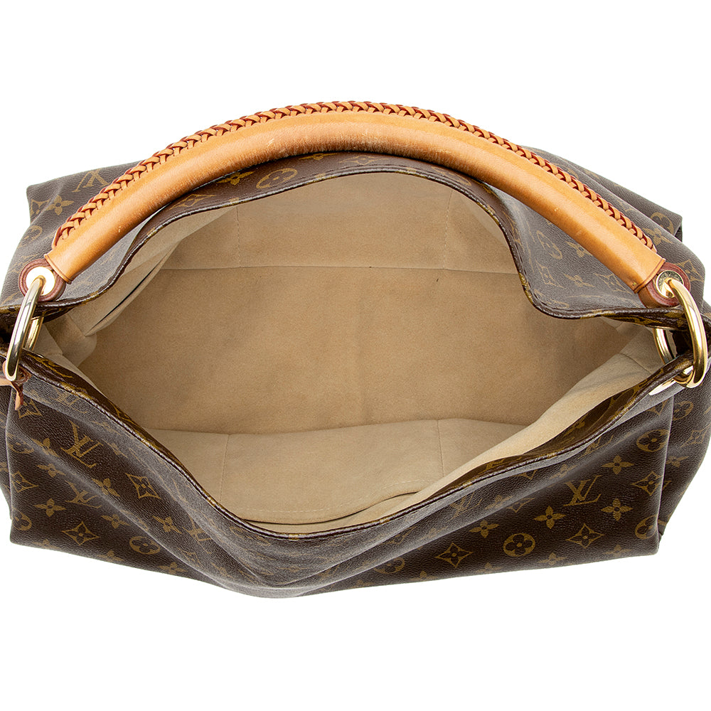 Louis Vuitton Monogram Canvas Artsy MM Shoulder Bag (SHF-20844)