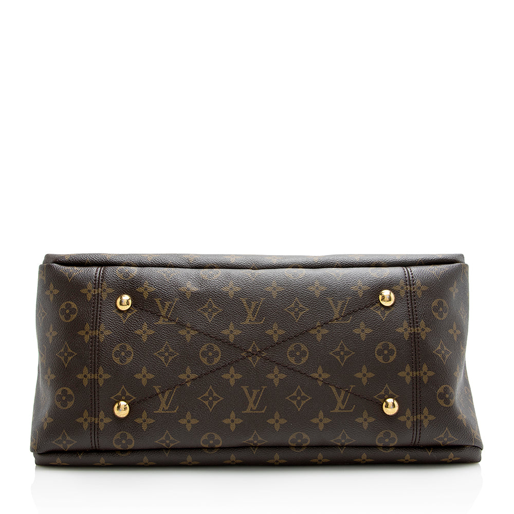 Louis Vuitton Monogram Canvas Artsy MM Shoulder Bag (SHF-21699)