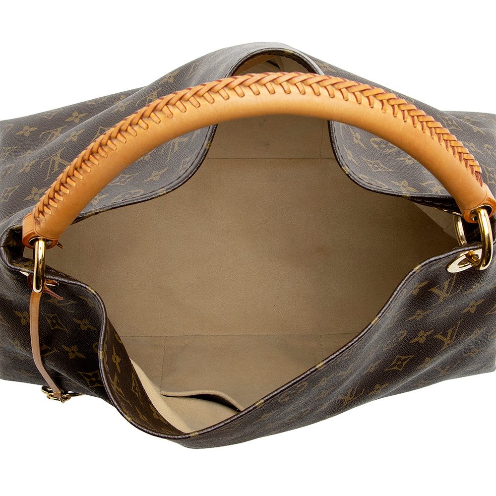 Louis Vuitton Monogram Canvas Artsy MM Shoulder Bag (SHF-21699)