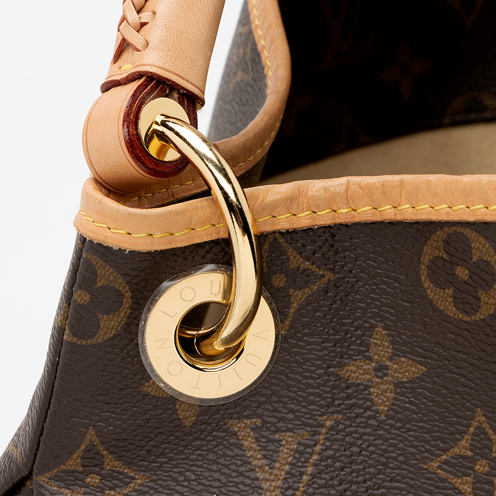 Louis Vuitton Monogram Canvas Artsy MM Shoulder Bag (SHF-21861)