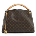 Louis Vuitton Monogram Canvas Artsy MM Shoulder Bag (SHF-23556)