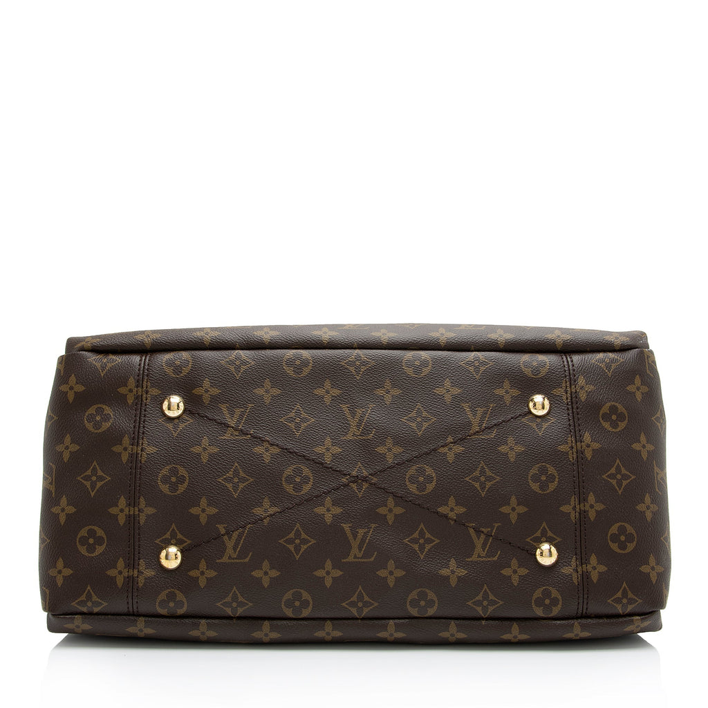 Louis Vuitton Monogram Canvas Artsy MM Shoulder Bag (SHF-23698)