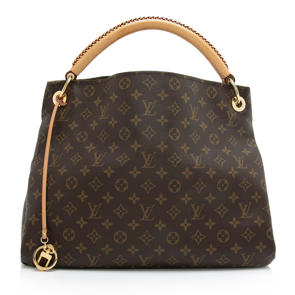 Louis Vuitton Monogram Canvas Artsy MM Shoulder Bag (SHF-23698)