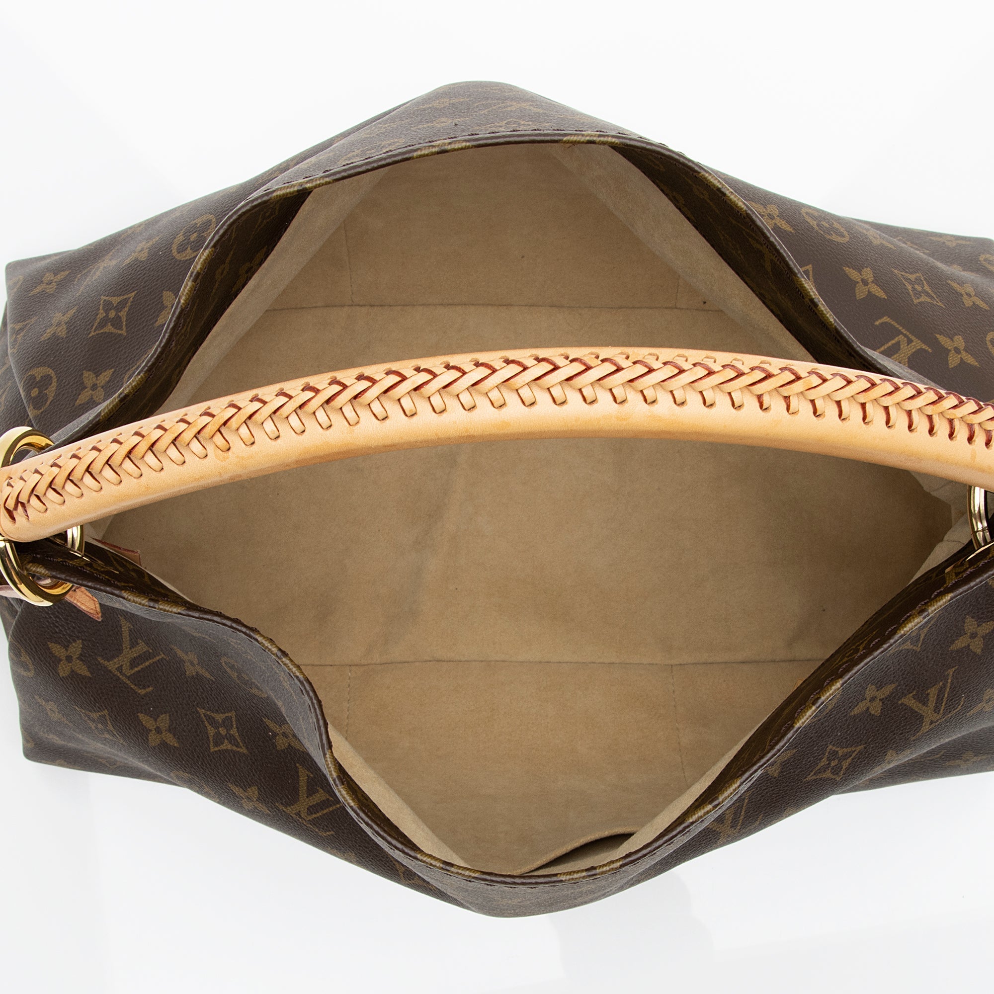 Louis Vuitton Monogram Canvas Artsy MM Shoulder Bag (SHF-23698)