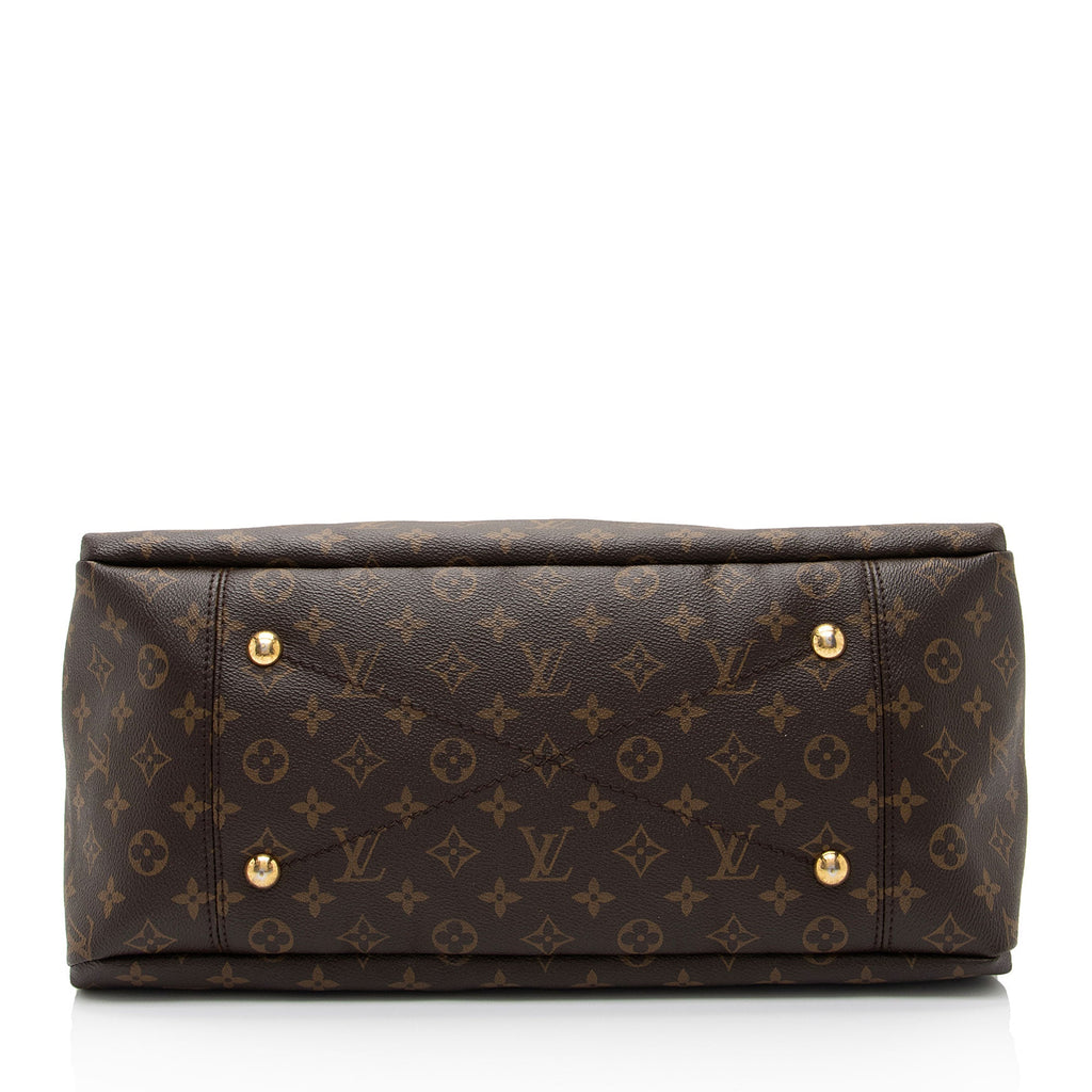 Louis Vuitton Monogram Canvas Artsy MM Shoulder Bag (SHF-GFV12H)